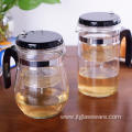 Chinese Convenient Clear Glass Gongfu Teapot